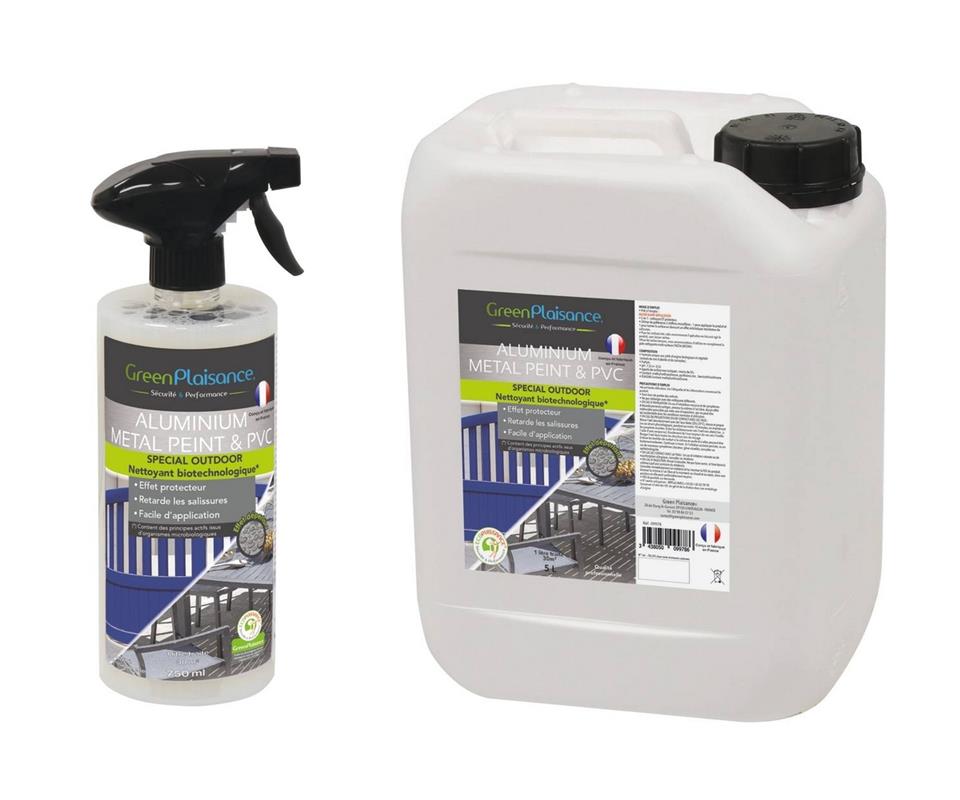 Nettoyant/protecteur spécial portail et menuiserie - Green Plaisance | Disponible en 750ml ou 5L